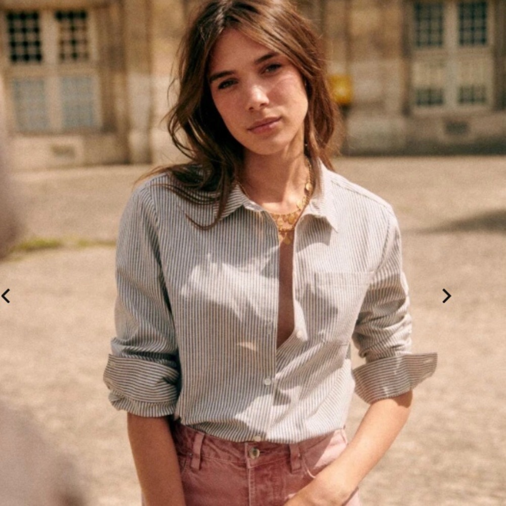 Sezane Tomboy Shirt, size 34